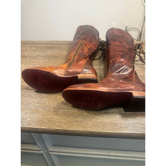 Designer x Freebird by Steve Madden Women’s Fill Lace Up Stag 18” Boots size 8 - Picture 5 of 8